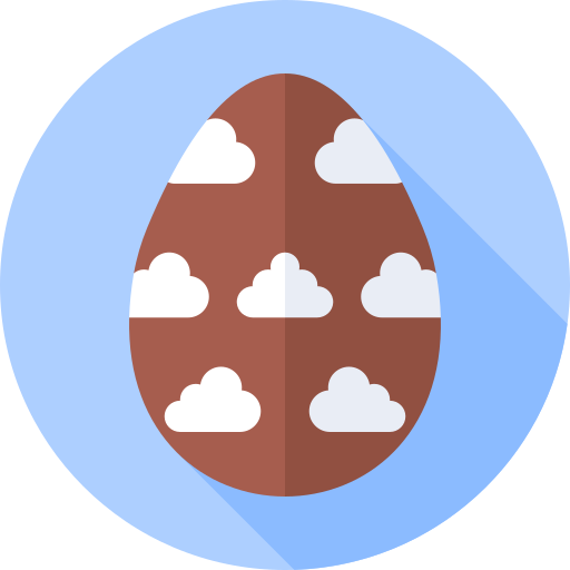 卵 Flat Circular Flat icon