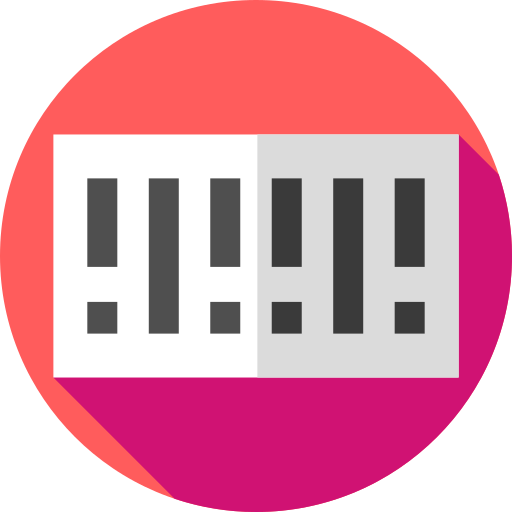 バーコード Flat Circular Flat icon