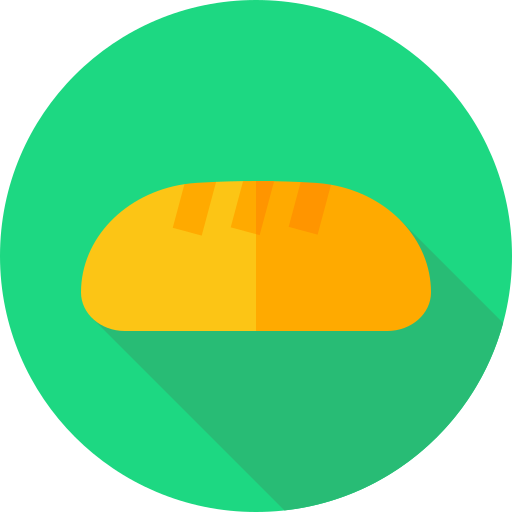 brot Flat Circular Flat icon