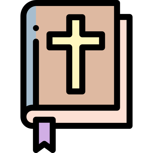 聖書 Detailed Rounded Lineal color icon