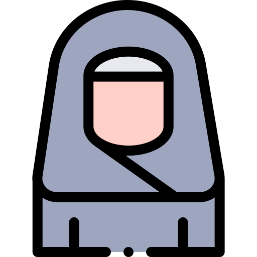Muslim Detailed Rounded Lineal color icon