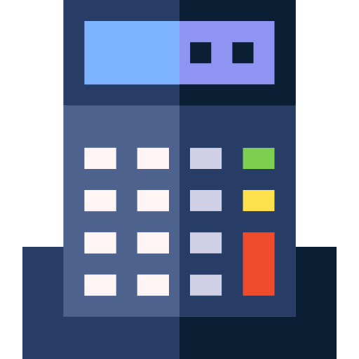 calculadora Basic Straight Flat icono