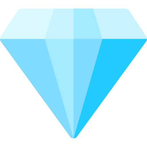 Diamond Basic Rounded Flat icon