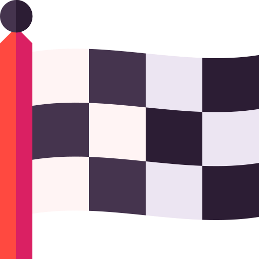 rennflagge Basic Straight Flat icon