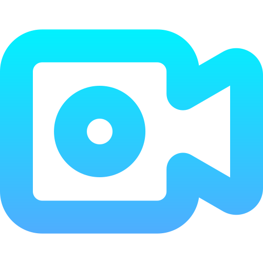 camara de video Generic Gradient icono