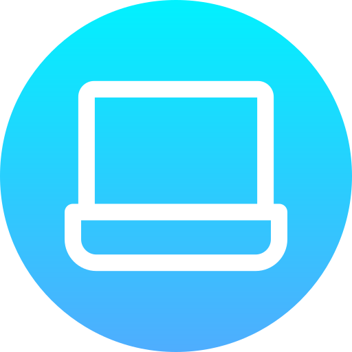 Ноутбук Generic Flat Gradient иконка