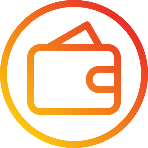 Wallet Generic Gradient icon