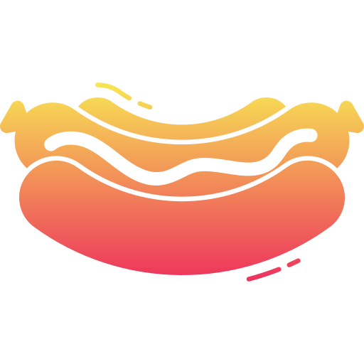 Hot dog Generic Flat Gradient icon