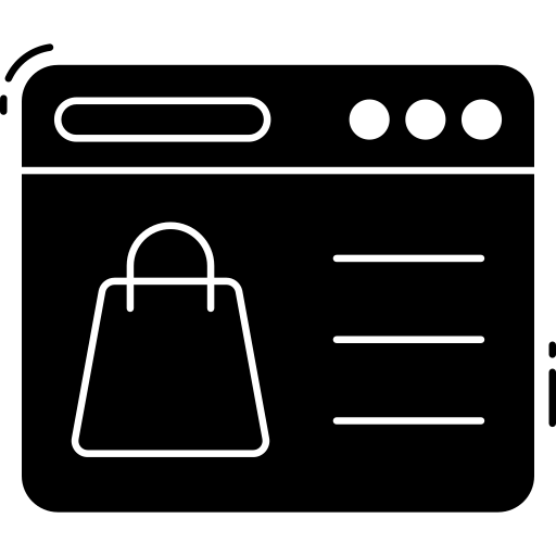 comércio eletrônico Generic Glyph Ícone