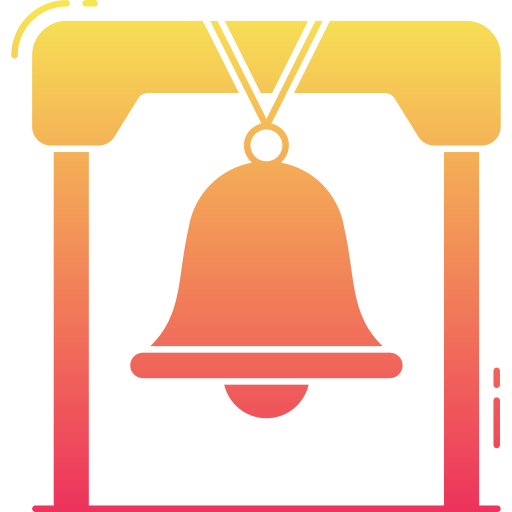 Liberty bell Generic Flat Gradient icon