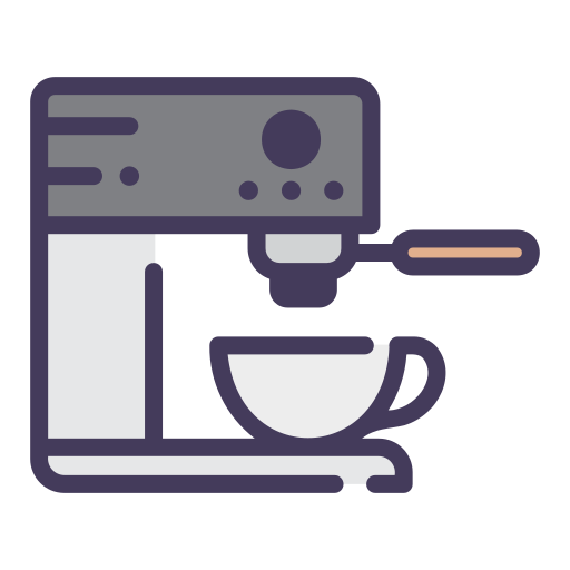 maszyna do kawy Generic Outline Color ikona