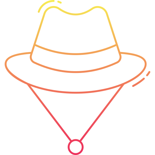 sombrero de vaquero Generic Gradient icono