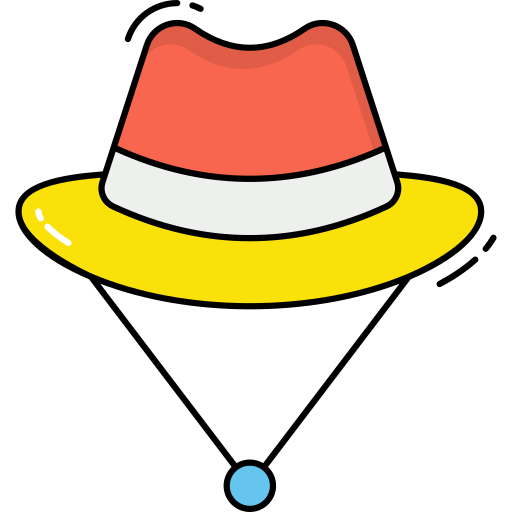 Cowboy hat Generic Outline Color icon