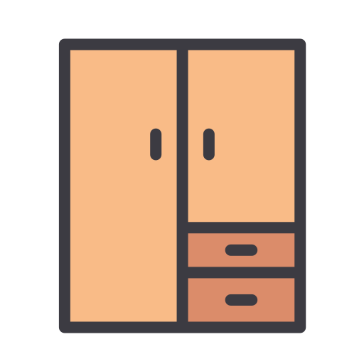 Wardrobe Generic Outline Color icon