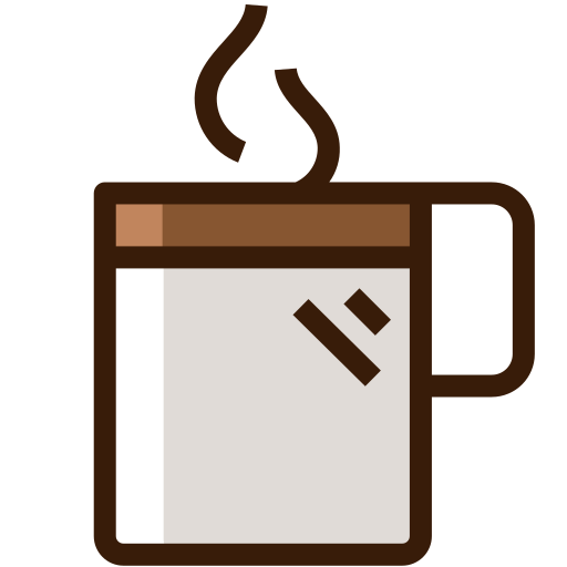 뜨거운 커피 Generic Outline Color icon