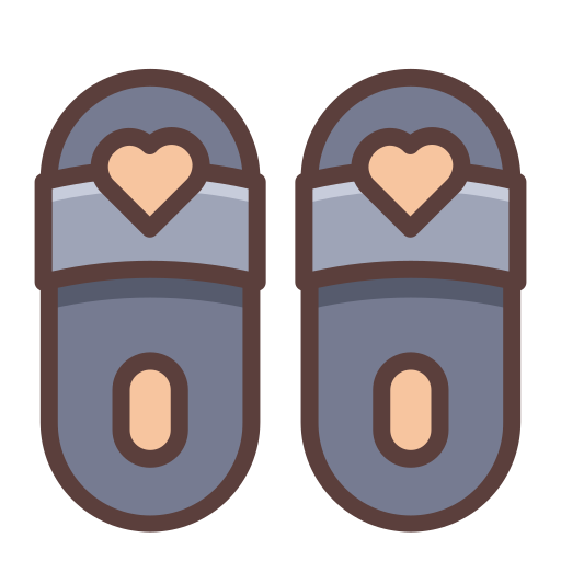 pantofel Generic Outline Color ikona