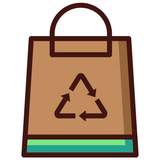 wiederverwertbare tasche Generic Outline Color icon