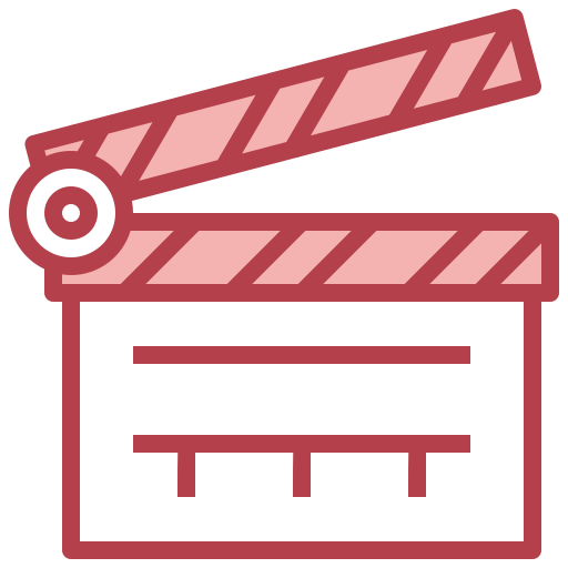 clapperboard Surang Red icon