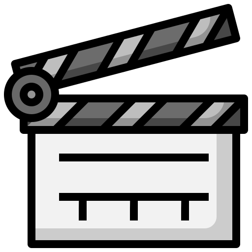 Clapperboard Surang Lineal Color icon