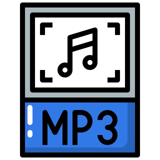 mp3 Surang Lineal Color ikona