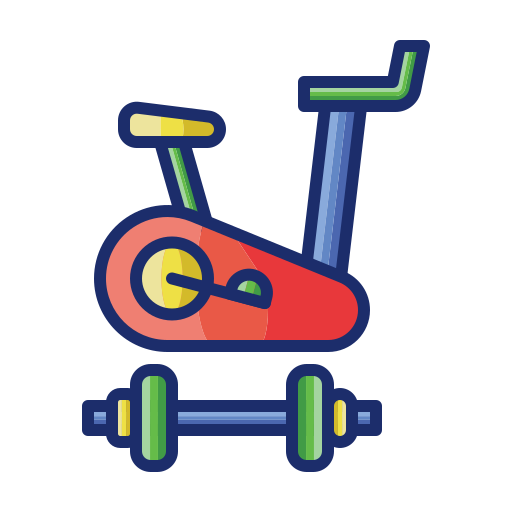 fitness Flaticons Lineal Color icon