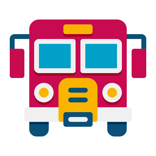 autobús Flaticons Flat icono