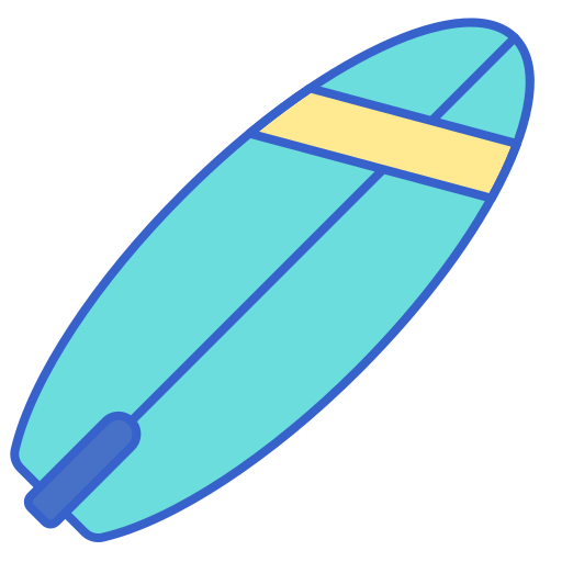 Surfboard Flaticons Flat icon