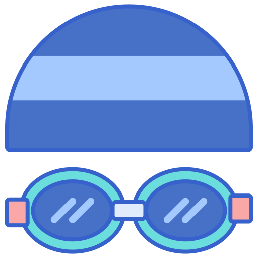 gafas de natación Flaticons Flat icono
