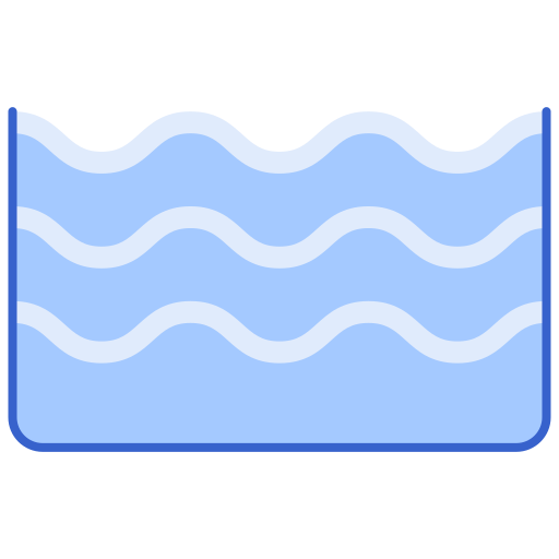 piscina Flaticons Flat icono