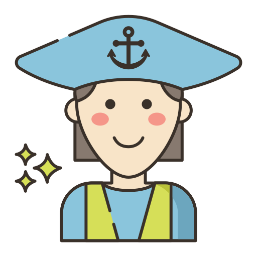 pirate Flaticons Lineal Color Icône