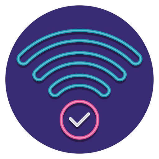 wifi Flaticons Flat Circular icoon