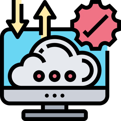 cloud computing Meticulous Lineal Color icon