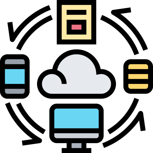 cloud-hosting Meticulous Lineal Color icon