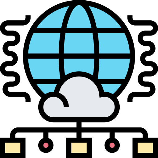 cloud-netzwerk Meticulous Lineal Color icon
