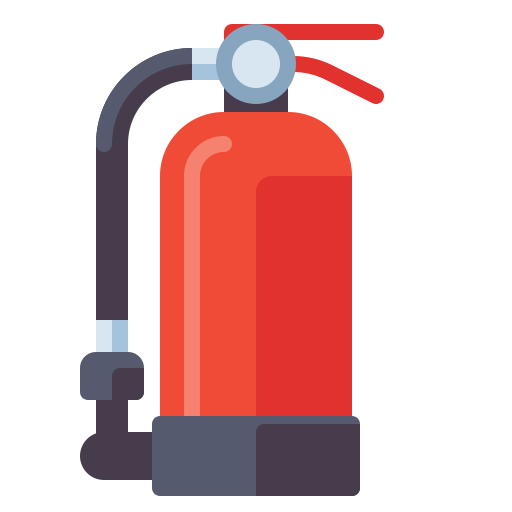 extintor de incendios Flaticons Flat icono