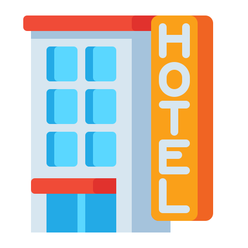 hotel Flaticons Flat ikona