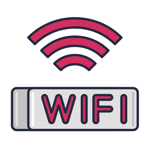 wifi Flaticons Lineal Color icona