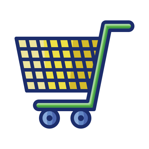 Trolley Flaticons Lineal Color icon