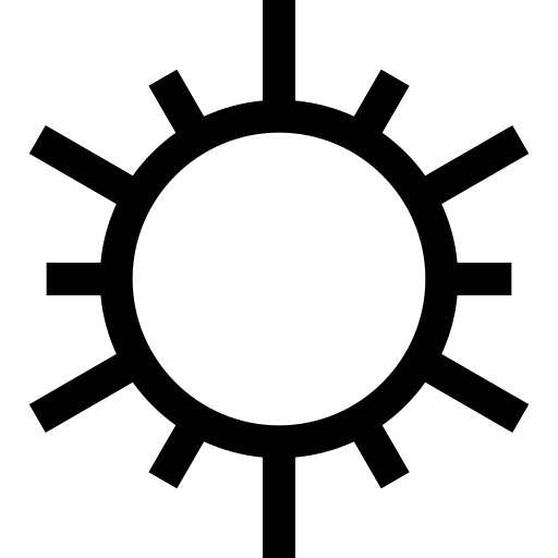 sole Basic Straight Lineal icona