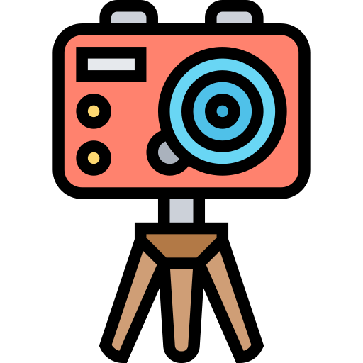 Action camera Meticulous Lineal Color icon