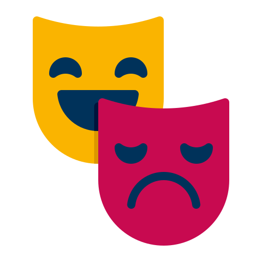 Theatre mask Flaticons Flat icon