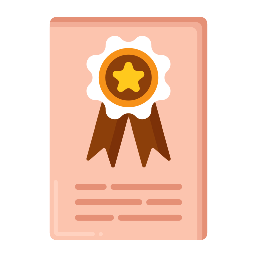 Сертификаты Flaticons Flat иконка