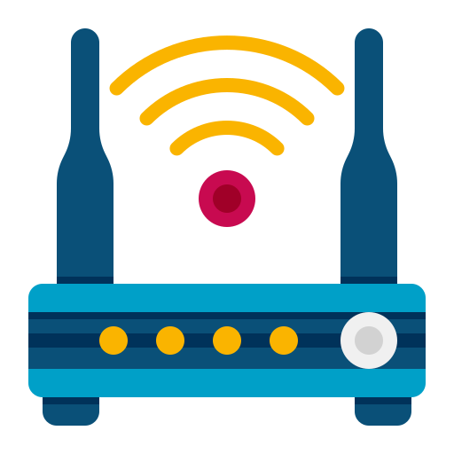 router Flaticons Flat icoon