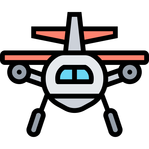 Aircraft Meticulous Lineal Color icon