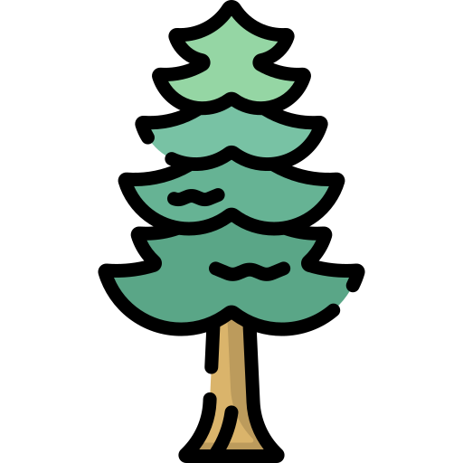 Tree Special Lineal color icon