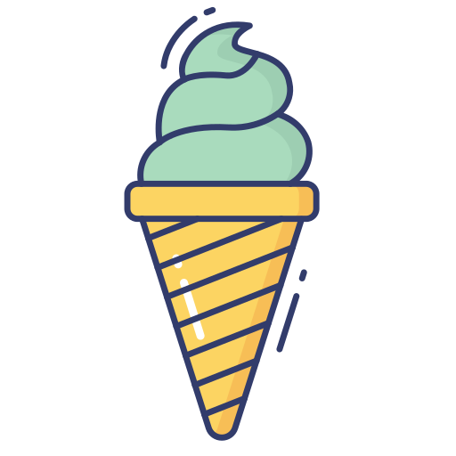 helado Dinosoft Lineal Color icono
