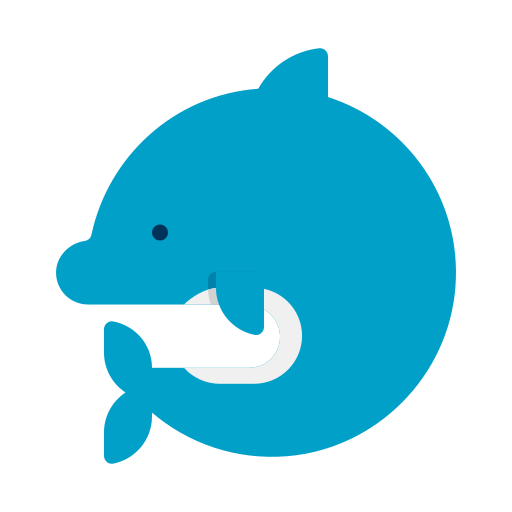 delfin Flaticons Flat ikona