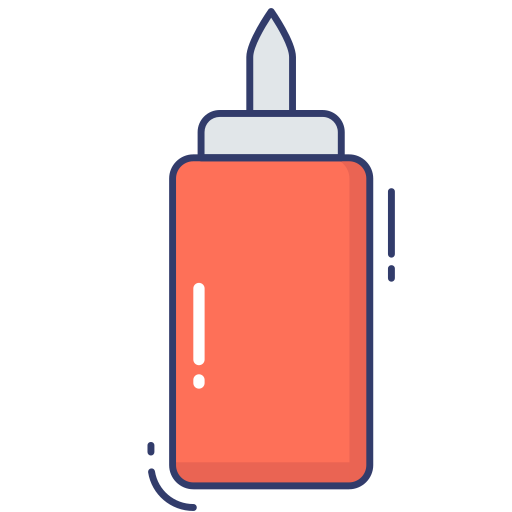 butelka z sosem Dinosoft Lineal Color ikona