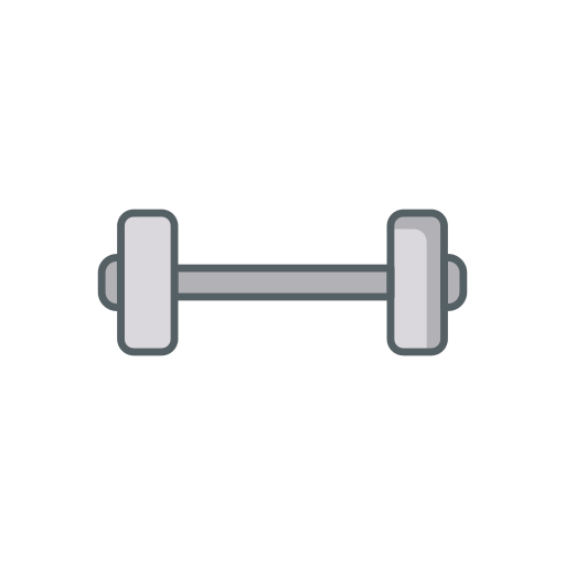 Barbell Dinosoft Lineal Color icon