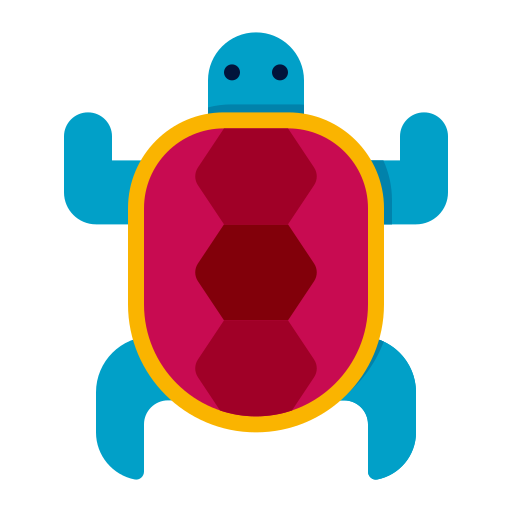 żółw Flaticons Flat ikona